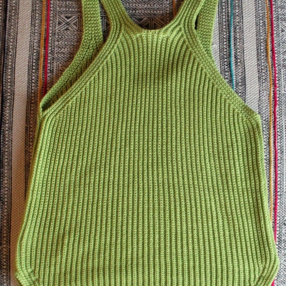 Cotton Knit Sweater Tank - Picture 4 of 9